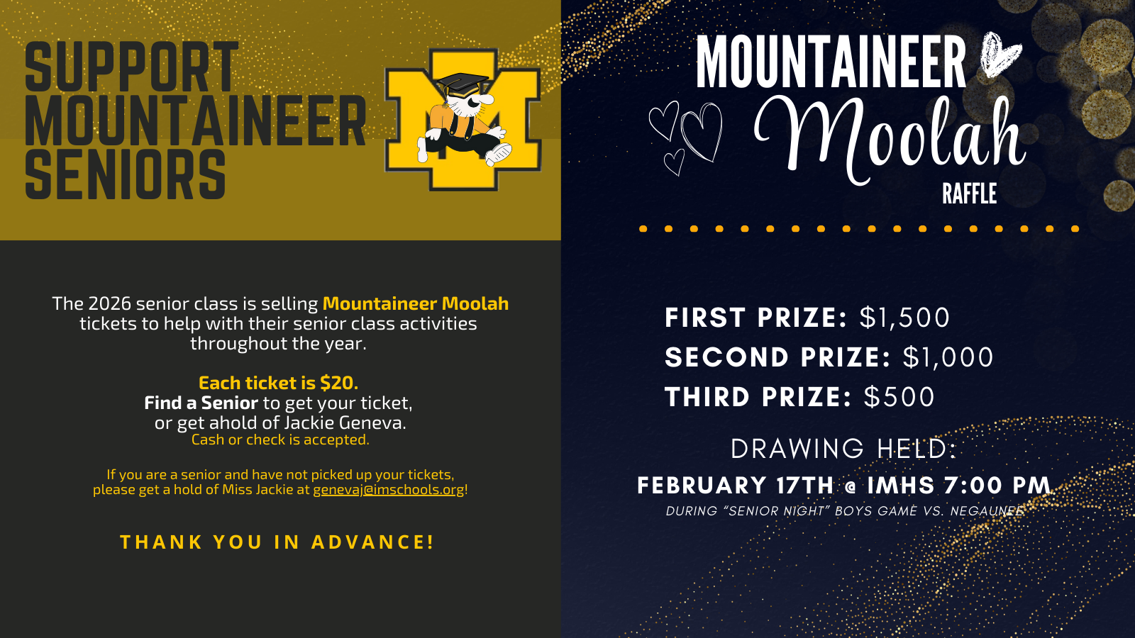 graphic introducing mountaineer moolah